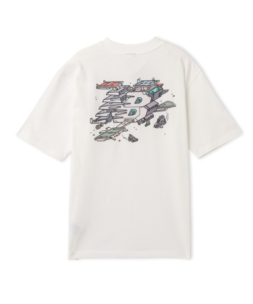 NEW BALANCE(ニューバランス)の「New Balance GHICA International Sport Oversized T-Shirt / ニューバランス Ghica スポーツステーション オーバーサイズドTシャツ(Tシャツ/カットソー・メンズ・ホワイト・M/L/XL/XXL)」の6枚目の写真
