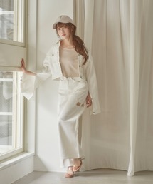 Rose Muse（ロゼミューズ）の「Slit sleeves denim JK（デニムジャケット）」