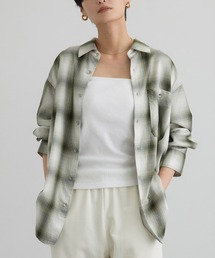 SALON adam et rope' | コットンリヨセルチェックシャツ(シャツ/ブラウス)