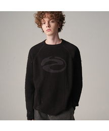 ZENDUST（ジェンダスト）の「Marc Damage Raglan Knit - 2COL（ニット/セーター）」
