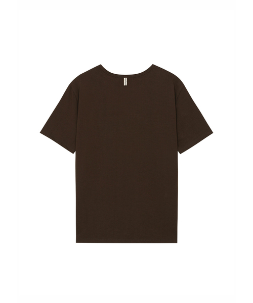 MEN IN JUNGLE（マンインジャングル）の「エッセンシャルジャージTシャツ - ブラウン（Tシャツ/カットソー・メンズ・その他・LARGE/X-LARGE）」の4枚目の写真