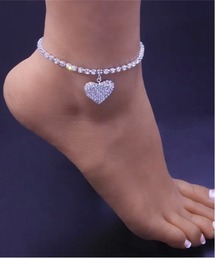 UP START（アップスタート）の「レディース ハート アンクレット(BDS)（アンクレット）」