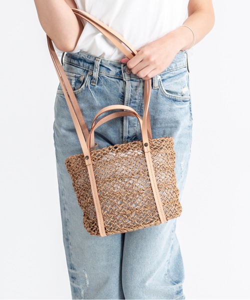 The Bagmati(ザバグマティ)の「【The Bagmati/ザバグマティ】かごバッグ ショルダーバッグ 2WAY(かごバッグ・レディース・ナチュラル・FREE)」の4枚目の写真