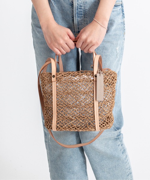 The Bagmati(ザバグマティ)の「【The Bagmati/ザバグマティ】かごバッグ ショルダーバッグ 2WAY(かごバッグ・レディース・ナチュラル・FREE)」の5枚目の写真