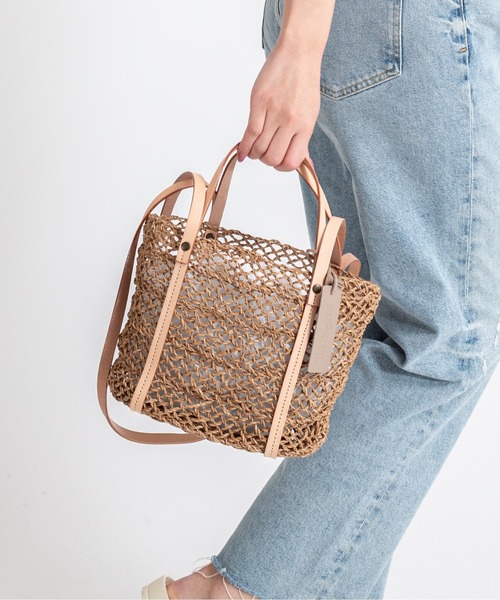 The Bagmati(ザバグマティ)の「【The Bagmati/ザバグマティ】かごバッグ ショルダーバッグ 2WAY(かごバッグ・レディース・ナチュラル・FREE)」の6枚目の写真