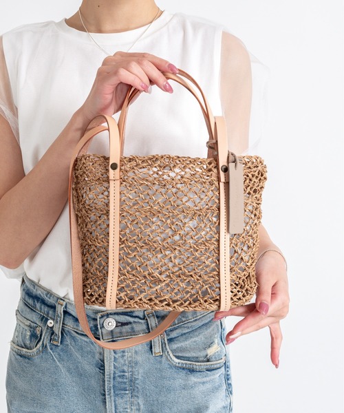 The Bagmati(ザバグマティ)の「【The Bagmati/ザバグマティ】かごバッグ ショルダーバッグ 2WAY(かごバッグ・レディース・ナチュラル・FREE)」の7枚目の写真