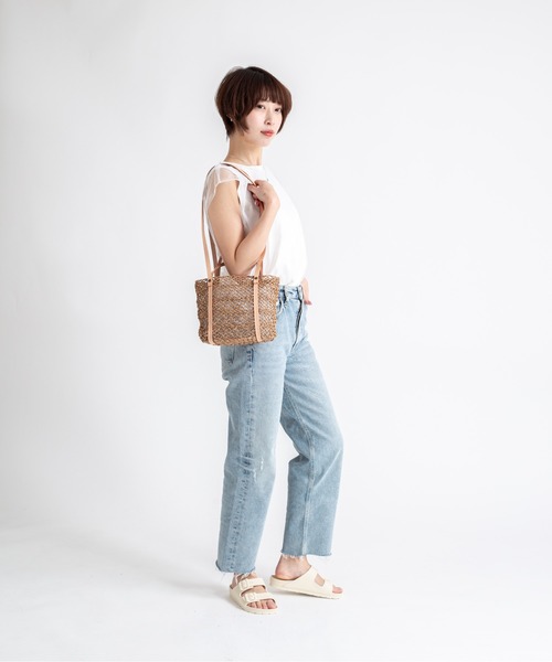 The Bagmati(ザバグマティ)の「【The Bagmati/ザバグマティ】かごバッグ ショルダーバッグ 2WAY(かごバッグ・レディース・ナチュラル・FREE)」の9枚目の写真