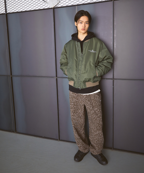 LMCの「LMC WHEEL MA-1 JACKET khaki(MA-1・レディース・その他・S/M/L)」の2枚目の写真