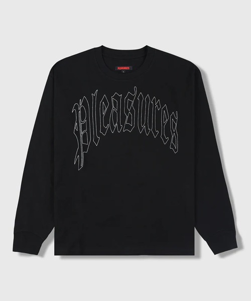 PLEASURES(プレジャー)の「PLEASURES/プレジャーズ TWITCH LONG SLEEVE SHIRT ヘビーウェイト ロングスリーブTシャツ 2026年春夏(Tシャツ/カットソー・メンズ・ブラック・L/XL/M)」の15枚目の写真