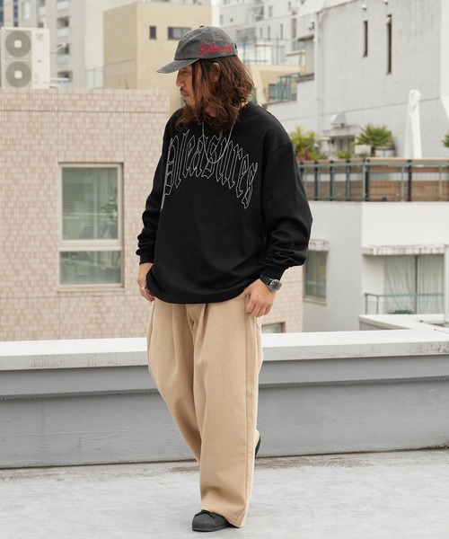 PLEASURES(プレジャー)の「PLEASURES/プレジャーズ TWITCH LONG SLEEVE SHIRT ヘビーウェイト ロングスリーブTシャツ 2026年春夏(Tシャツ/カットソー・メンズ・ブラック・L/XL/M)」の10枚目の写真