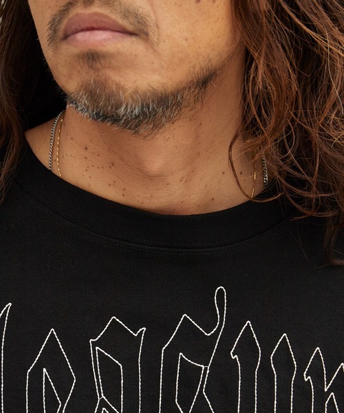 PLEASURES(プレジャー)の「PLEASURES/プレジャーズ TWITCH LONG SLEEVE SHIRT ヘビーウェイト ロングスリーブTシャツ 2026年春夏(Tシャツ/カットソー・メンズ・ブラック・L/XL/M)」の5枚目の写真