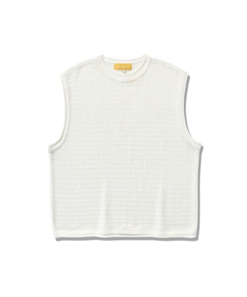 MAINBOOTH（メインブース）の「Summer Cable Knit Vest(WHITE)（ベスト・レディース・その他・2/3）」の3枚目の写真