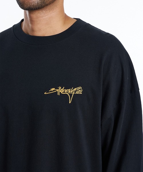 BILLABONG（ビラボン）の「BILLABONG 長袖 Tシャツ SCRIPT BG011050（Tシャツ/カットソー・メンズ・ブラック/ホワイト/ベージュ・L/M/XL）」の8枚目の写真