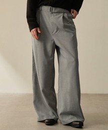 CALLNE（カルネ）の「【CALLNE】 High-twist Linen-like Wide Straight Slacks / 強撚リネンライクワイドストレートスラックス（吸水速乾、UVカット、イージーケア）（スラックス）」