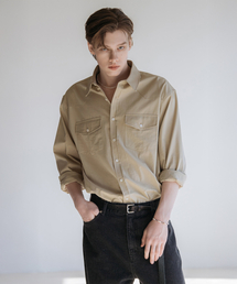 DECOROSO（デコローゾ）の「ウェスタンツーポケットシャツ[ベージュ]（シャツ/ブラウス）」