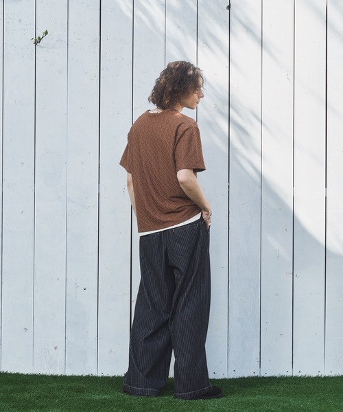 CASPER JOHN(キャスパージョン)の「Rattling compact T-shirts/ラトリングコンパクトTシャツ(Tシャツ/カットソー・メンズ・ブラウン/グリーン/ブラック・LARGE/MEDIUM/SMALL/X-SMALL)」の12枚目の写真