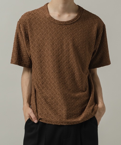 CASPER JOHN(キャスパージョン)の「Rattling compact T-shirts/ラトリングコンパクトTシャツ(Tシャツ/カットソー・メンズ・ブラウン/グリーン/ブラック・LARGE/MEDIUM/SMALL/X-SMALL)」の13枚目の写真