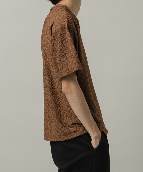 CASPER JOHN(キャスパージョン)の「Rattling compact T-shirts/ラトリングコンパクトTシャツ(Tシャツ/カットソー・メンズ・ブラウン/グリーン/ブラック・LARGE/MEDIUM/SMALL/X-SMALL)」の14枚目の写真