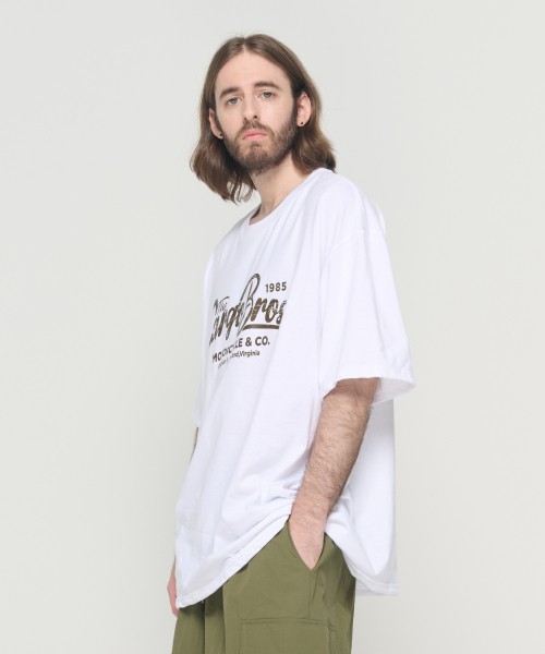 CARGOBROS(カーゴブロス)の「(ビッグサイズ) モーターサイクルロゴ半袖Tシャツ (ホワイト)(Tシャツ/カットソー・メンズ・その他・FREE)」の3枚目の写真