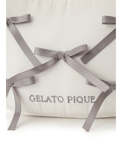 gelato pique(ジェラートピケ)の「【USAGI ONLINE/ZOZO限定】リボンハンドルポーチ(ポーチ・レディース・オフホワイト/ブルー/ピンク・F)」の14枚目の写真