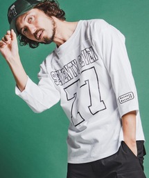 mt10174-middle onz half sleeve football t-shirt (77number) フットボールTシャツ(7726S190)