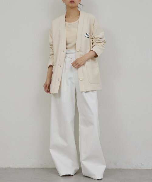 GALLARDAGALANTE（ガリャルダガランテ）の「【PEAS】【セットアップ対応】デニムグルカパンツ（デニムパンツ・レディース・ホワイト/ブルー・0/1）」の6枚目の写真