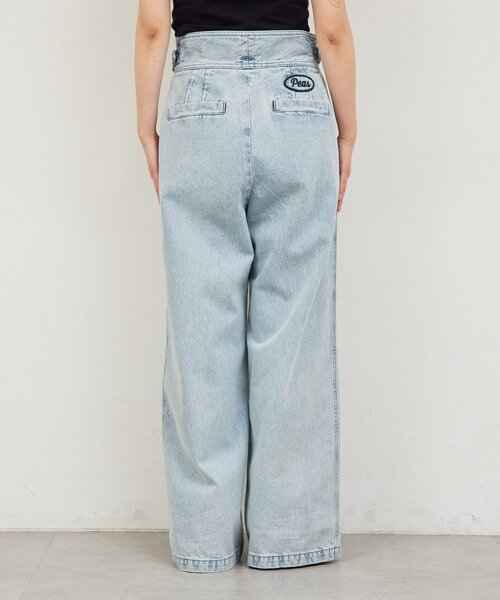 GALLARDAGALANTE（ガリャルダガランテ）の「【PEAS】【セットアップ対応】デニムグルカパンツ（デニムパンツ・レディース・ホワイト/ブルー・0/1）」の21枚目の写真