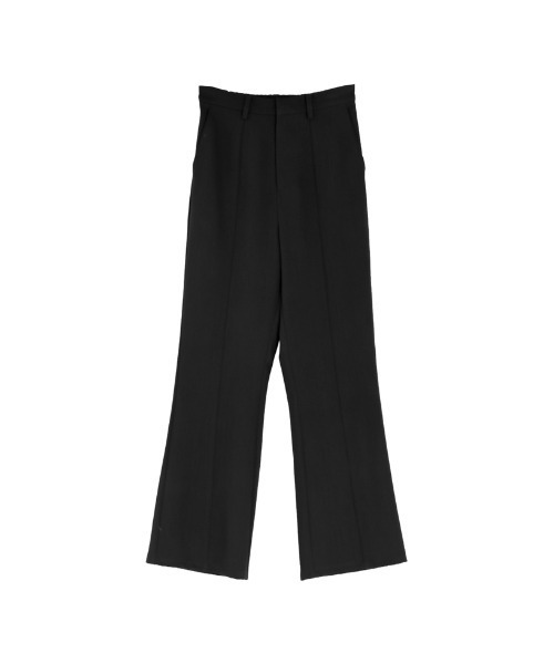 Re:EDIT（リエディ）の「[2026S/S COLLECTION][低身長/高身長サイズ有]ツイルキックフレアパンツ（スラックス・レディース・ブラック/モカ/ベージュ・SHORT/MEDIUM/TALL/LARGE）」の13枚目の写真