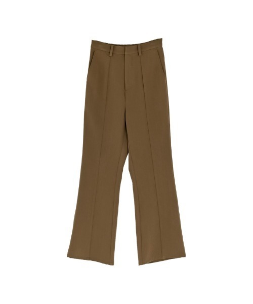 Re:EDIT（リエディ）の「[2026S/S COLLECTION][低身長/高身長サイズ有]ツイルキックフレアパンツ（スラックス・レディース・ブラック/モカ/ベージュ・SHORT/MEDIUM/TALL/LARGE）」の15枚目の写真