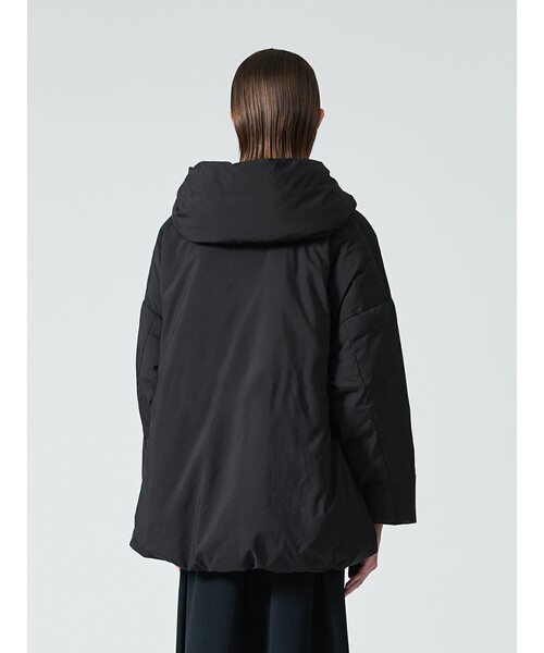 mizuiroind（ミズイロインド）の「mizuiro ind フード付きショートダウンジャケット（その他アウター・レディース・チャコールグレー/ブラック/ベージュ・FREE）」の10枚目の写真