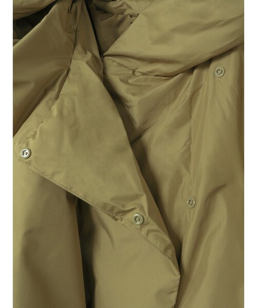 mizuiroind（ミズイロインド）の「mizuiro ind フード付きショートダウンジャケット（その他アウター・レディース・チャコールグレー/ブラック/ベージュ・FREE）」の20枚目の写真