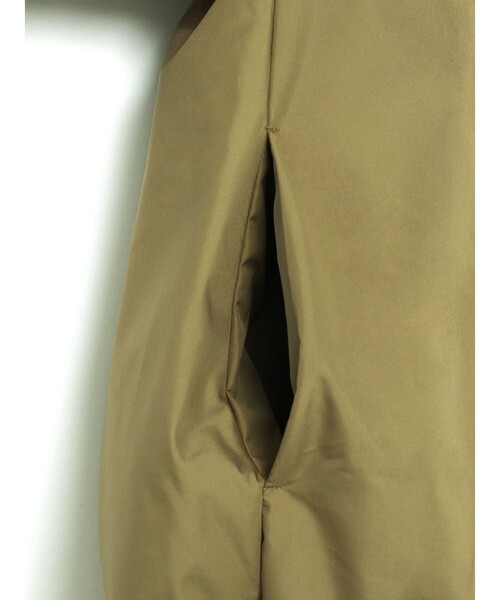 mizuiroind（ミズイロインド）の「mizuiro ind フード付きショートダウンジャケット（その他アウター・レディース・チャコールグレー/ブラック/ベージュ・FREE）」の21枚目の写真