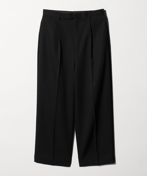 BEAUTY&YOUTH HI―LINE ウーステッド スラックス L ブラック HI‐LINE ウーステッド ハイウエスト スラックス 26SS（スラックス