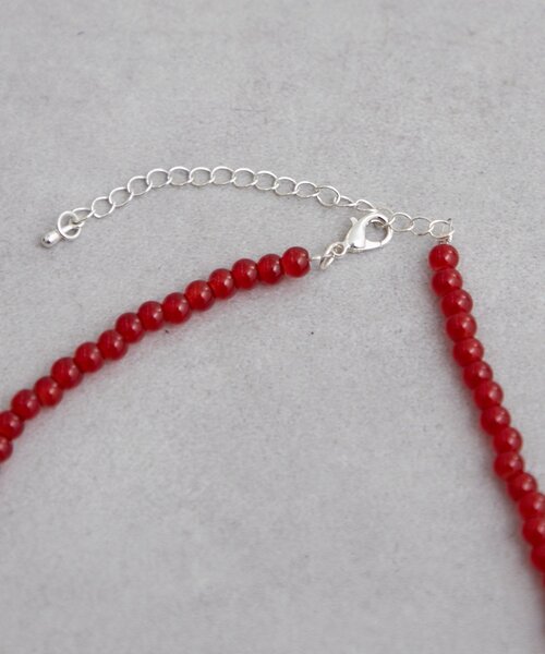 mystic（ミスティック）の「ハートビーズネックレス（リング・レディース・レッド/ブラック・ONE SIZE）」の11枚目の写真