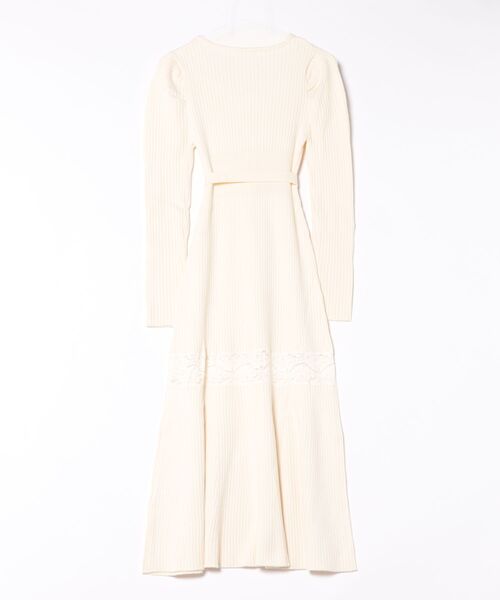 ロゼミューズ RoséMuse Mermaid lace knit dress Rose Muse（ロゼミューズ） ワンピース Mermaid lace knit dress