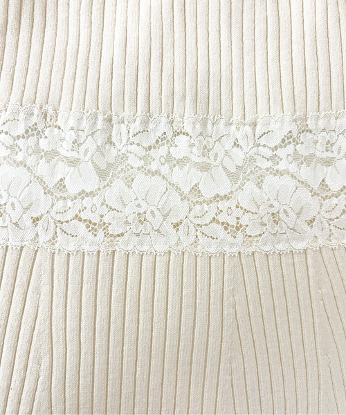 rose muse ロゼミューズ マーメイドワンピース アイボリー Rose Muse（ロゼミューズ） ワンピース Mermaid lace knit dress