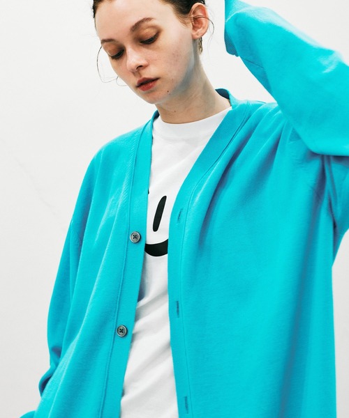 NOISE MAKER(ノイズメーカー)の「オーバーサイズロングコットンカーディガン(カーディガン/ボレロ・メンズ・サックスブルー/ネイビー/ブラック・L/M/XL)」の18枚目の写真