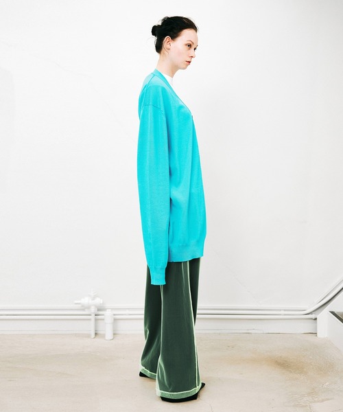 NOISE MAKER(ノイズメーカー)の「オーバーサイズロングコットンカーディガン(カーディガン/ボレロ・メンズ・サックスブルー/ネイビー/ブラック・L/M/XL)」の21枚目の写真