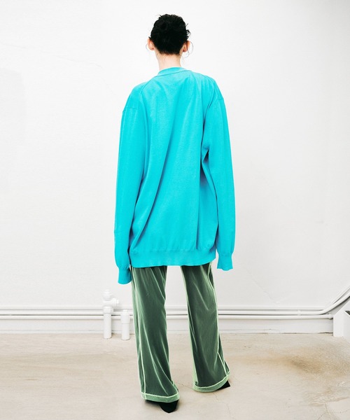 NOISE MAKER(ノイズメーカー)の「オーバーサイズロングコットンカーディガン(カーディガン/ボレロ・メンズ・サックスブルー/ネイビー/ブラック・L/M/XL)」の20枚目の写真