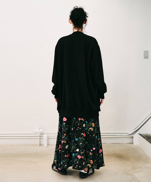 NOISE MAKER(ノイズメーカー)の「オーバーサイズロングコットンカーディガン(カーディガン/ボレロ・メンズ・サックスブルー/ネイビー/ブラック・L/M/XL)」の9枚目の写真