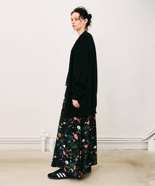 NOISE MAKER(ノイズメーカー)の「オーバーサイズロングコットンカーディガン(カーディガン/ボレロ・メンズ・サックスブルー/ネイビー/ブラック・L/M/XL)」の7枚目の写真