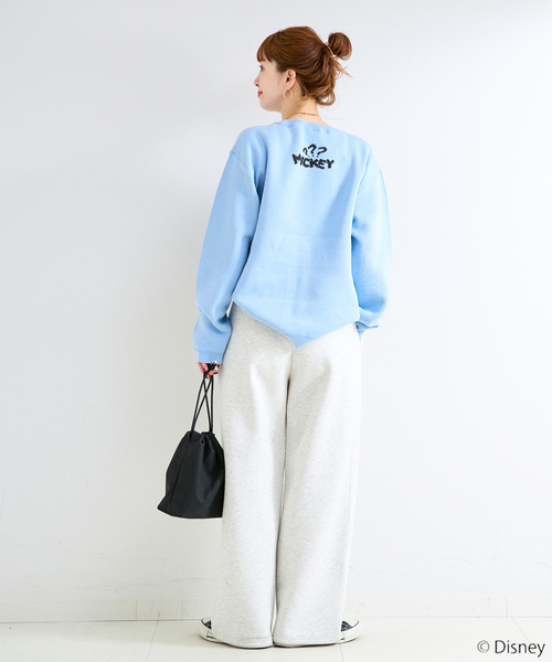 B.C STOCK（ベーセーストック）の「MICKEY/ミッキー/スウェットライクニット（ニット/セーター・メンズ・ピンク/グレー/サックスブルー/ネイビー・MEDIUM/LARGE）」の8枚目の写真