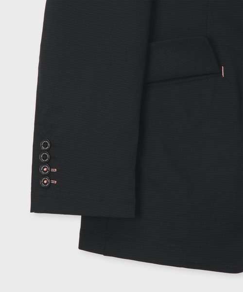 Psycho Bunny（サイコバニー）の「COOL DOTS スタンダードセットアップジャケット（テーラードジャケット・メンズ・ブラウン/ブラック・MEDIUM/LARGE/LL）」の7枚目の写真