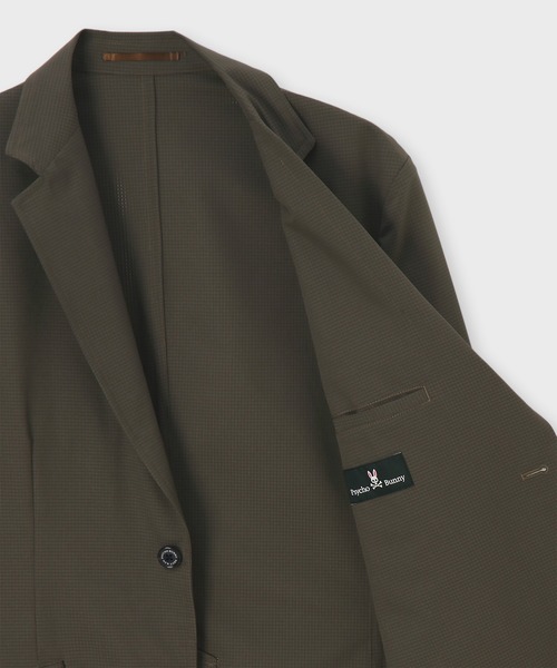 Psycho Bunny（サイコバニー）の「COOL DOTS スタンダードセットアップジャケット（テーラードジャケット・メンズ・ブラウン/ブラック・MEDIUM/LARGE/LL）」の15枚目の写真