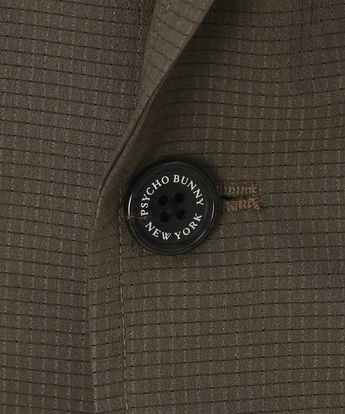 Psycho Bunny（サイコバニー）の「COOL DOTS スタンダードセットアップジャケット（テーラードジャケット・メンズ・ブラウン/ブラック・MEDIUM/LARGE/LL）」の16枚目の写真