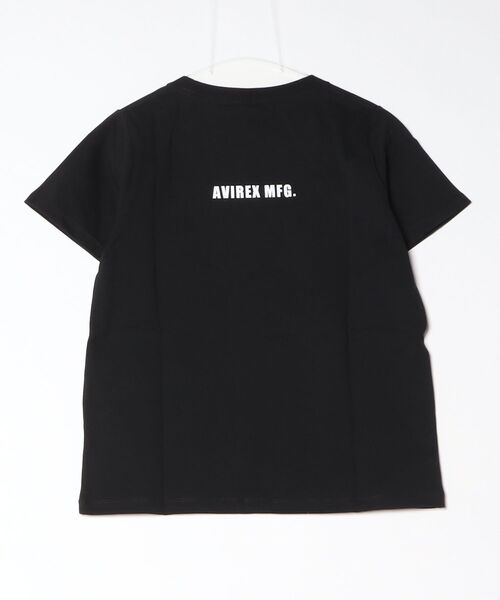 AVIREX（アヴィレックス）の「《WEB&DEPOT限定》CREW NECK POCKET T-SHIRT（Tシャツ/カットソー・レディース・グレー系カモフラージュ/オフホワイト/ブラック/ホワイト系・F）」の5枚目の写真