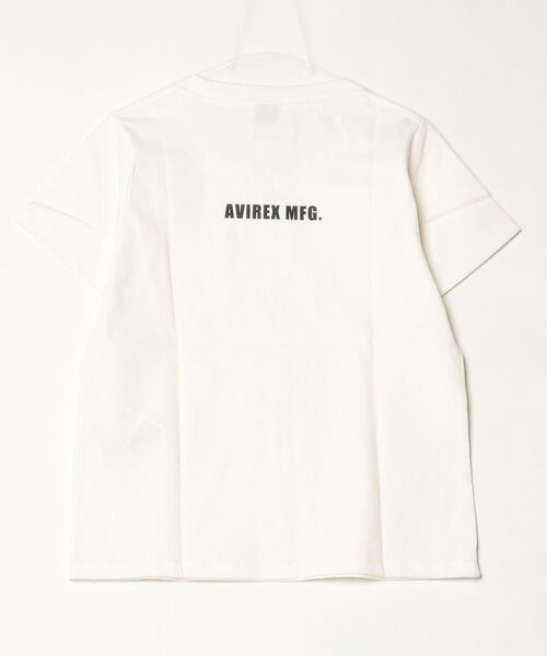 AVIREX（アヴィレックス）の「《WEB&DEPOT限定》CREW NECK POCKET T-SHIRT（Tシャツ/カットソー・レディース・グレー系カモフラージュ/オフホワイト/ブラック/ホワイト系・F）」の6枚目の写真