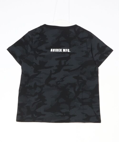 AVIREX（アヴィレックス）の「《WEB&DEPOT限定》CREW NECK POCKET T-SHIRT（Tシャツ/カットソー・レディース・グレー系カモフラージュ/オフホワイト/ブラック/ホワイト系・F）」の8枚目の写真