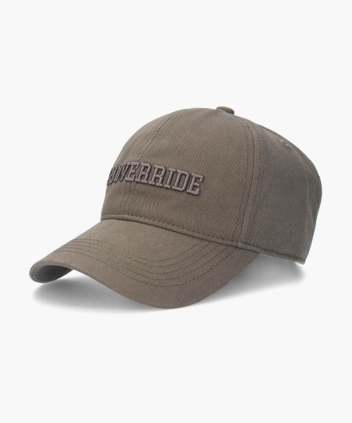 OVERRIDE(オーバーライド)の「OVERRIDE REC COLL. LOGO EMB CAP SG / オーバーライド(キャップ・レディース・ベージュ/ピンク/グリーン・57~59cm)」の5枚目の写真