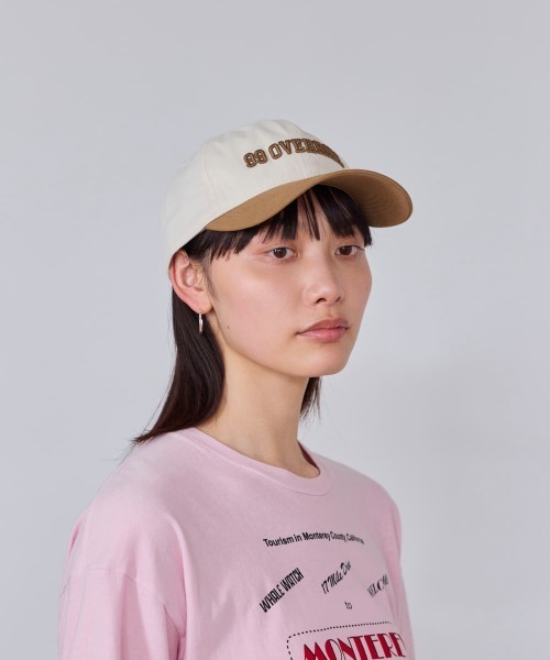 OVERRIDE(オーバーライド)の「OVERRIDE REC COLL. LOGO EMB CAP SG / オーバーライド(キャップ・レディース・ベージュ/ピンク/グリーン・57~59cm)」の7枚目の写真